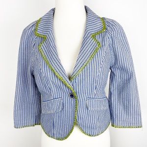 FREE PEOPLE Striped Blazer